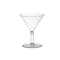 Smarty Had A Party 2 oz. Clear Plastic Mini Martini Shot Glasses (192 Glasses), 192PK 6947-CASE - alternate 1